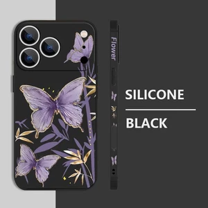 Shockproof Soft Case For iPhone 17 Pro Max 16E 16 15 14 13 12 11 Butterfly Cover - Picture 1 of 22