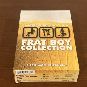Frat Boy Collection (DVD, 2009, 3-Disc Set) Porky’s Bachelor Party PCU - Picture 1 of 3