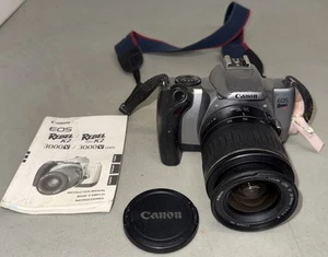 Canon EOS Rebel K2 SLR Silver/Black 35mm Film Camera + Zoom Lens EF 28-90MM - Picture 1 of 18