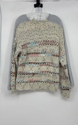 Eddie Bauer & Maurices Mujer Multicolor Pullover Suéteres Talla Pequeña Lote de 2 Foto 1 de 4