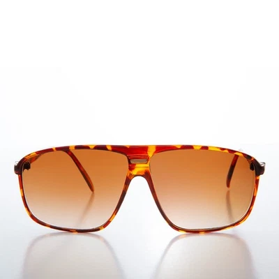 Gafas de sol marrón rectangular aviador vintage años 80 - Scully Foto 1 de 3