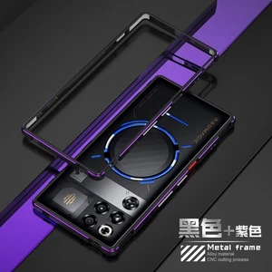 Custodia telaio paraurti alluminio metallo lusso per ZTE nubia RedMagic 11 Pro + - Foto 1 di 29