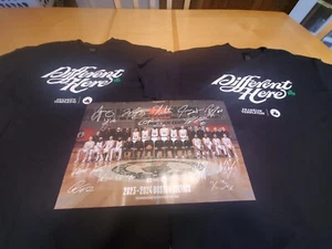 Shirts Celtics Qty 2 XL T-Shirt, Qty 1 2023-2024 Team Poster Framed.  - Picture 1 of 7