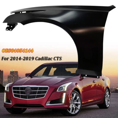 Fender Fits For 2014-2019 Cadillac CTS Front Primed Steel New Driver LH Side Foto 1 de 4