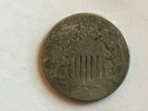 1867 Shield Nickel - No Rays Cover