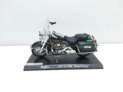 Harley Davidson FLHR Road King Verde del 1997 - Maisto 1/18 - Immagine 1 di 2