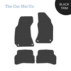 Car Mats for VW Passat Twist Fixings 1996 to 2004 Fitted Black Rubber Black Trim