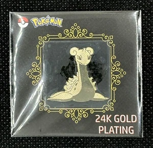 Lapras 24k Gold Plated Sticker Korean Striking Candy Pokemon NM - Picture 1 of 2