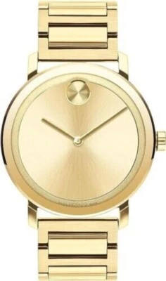 Reloj de cuarzo Movado Evolution Series para hombre tono dorado acero inoxidable 3600795 Foto 1 de 3