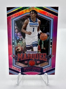 2021-22 PANINI CHRONICLES MARQUEE NBA PINK - ANTHONY EDWARDS #355