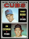 1970 Topps Randy Bobb / Jim Cosman #429 Chicago Cubs Baseball Card