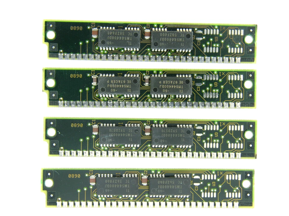 TM124GU8A-60 4MB 4x 1MB 30-Pin 2-Chip Non-Parity 60ns FPM Memory SIMM - Image 1 of 1