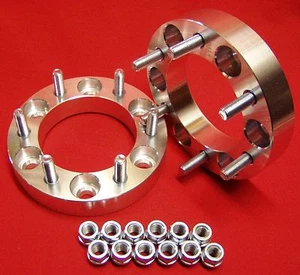 2 WHEELS SPACER ADAPTERS 2" Fit Toyota 4Runner Truck 6x5.5 4x4 22re Hilux - Picture 1 of 1