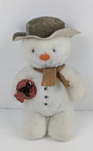 Vintage The Snowman Plush Toy Raymond Briggs 1985 Golden Bear Original Red Tag - Picture 1 of 8