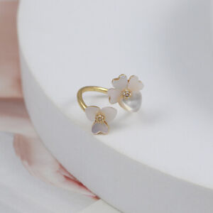 Kate Spade Mother of Pearl Flower Fashionable Ring
