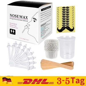 Nasenhaar Wachs Nose Wax Kit Haarentfernung Set Für Männer Und Frauen 100 G Nase - Bild 1 von 13