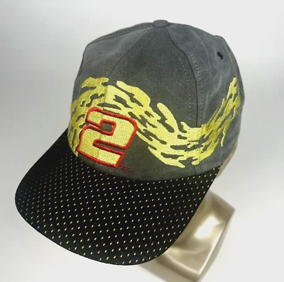 Rusty Wallace #2 Men's Snapback Gray Hat 25 Years Of Racing Miller Nascar Foto 1 de 4