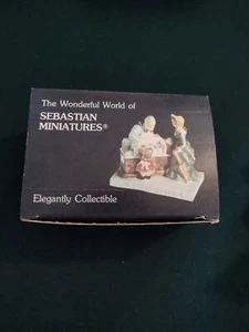 Sebastian Miniatures Switching the Freight Figurine Boy Train P W Baston #6236 - Picture 1 of 8