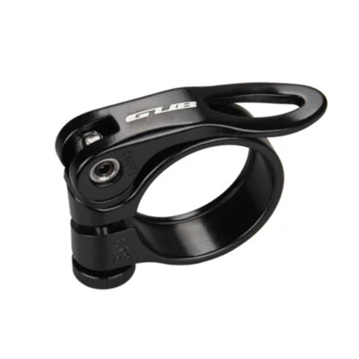 Abrazadera de tija de sillín de bicicleta de carretera MTB 31,8/34,9 mm liberación rápida aleación de aluminio Foto 1 de 4