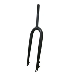 CDH 26X4" Fat Tire Bike Fork Steel Rigid Bicycle Fork Disc Brake Steerer 215mm - Picture 1 of 7