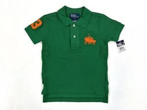 *MINOR DEFECT* Polo Ralph Lauren Little Boy's Match Pony Polo - Green - Size: 3T - Picture 1 of 4