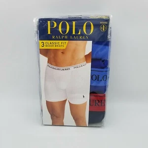 Polo Ralph Lauren 3 Classic Fit Boxer Briefs - Sizes Small-XL - Brand New - Picture 1 of 5