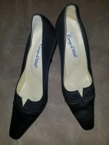 COUP d 'etat BLACK LADIES SHOES SIZE 9 - Picture 1 of 3