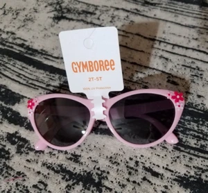 Gymboree Girls Whisper Pink Flower Sunglasses Splish-Splash SIZE 2t 3t 4t 5t NWT - Picture 1 of 5