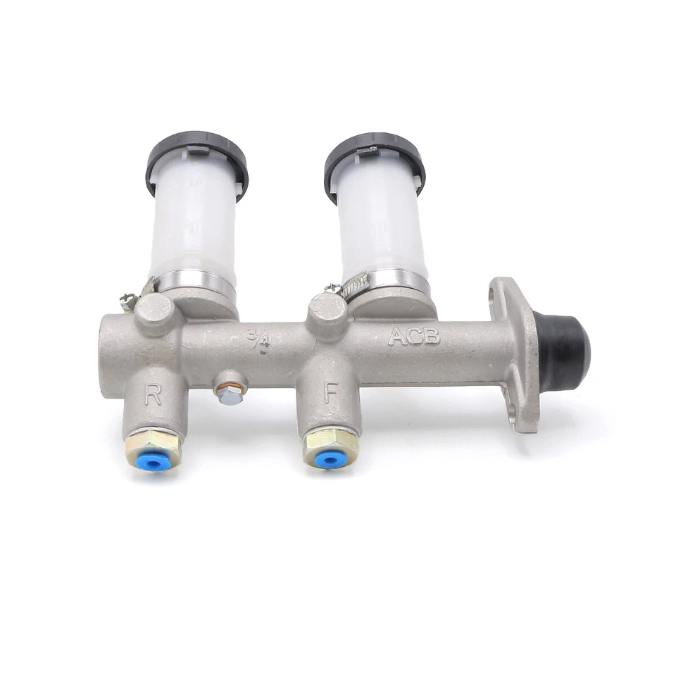 Bomba de cilindro maestro de freno 3/4 2 botellas plateadas para Datsun 620 B210 1972-1979 Foto 1 de 4