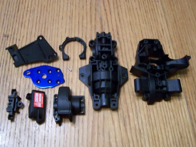 Fits Traxxas 1/10 Wide-Maxx Rear Bulkhead Motor Mounts Gear Covers Tie Bar 89086 - Image 1 of 2