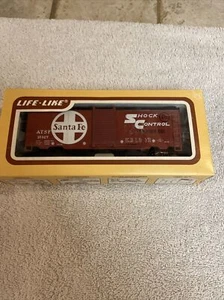 LIFE-LIKE HO-SCALE #8565 ATSF SANTA FE SIDE-DOOR BOX CAR *NOS* ASSEMBLED RTR - Picture 1 of 11