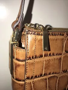G.I.L.I. Got It Love It Leder Braun Umhängetasche Handtasche A302703 Makellos! - Bild 1 von 20