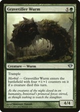 Magic MTG Tradingcard Dark Ascension 2012 Gravetiller Wurm 116/158