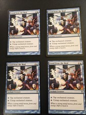 MTG-Freed from the Real-Saviors of Kamigawa NM/LP PLAYSET X4, original printing