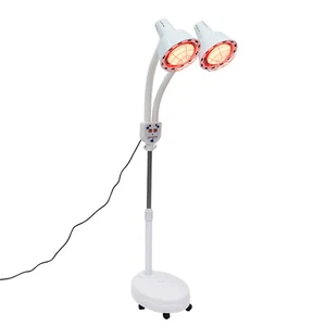 Infrarotlampe Strahler Stand Wärmelampe mit Flexiblem Arm Manuelle TeleskoprohR - Bild 1 von 15