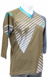 Dainese Flow Tech 3/4 Sleeve Mountain Bike Jersey Men SMALL Asphalt Trail MTB - Picture 1 of 2