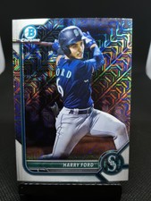 2022 Bowman Chrome Mega Box Harry Ford Mojo Refractor #BCP-189 Seattle Mariners