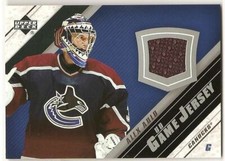 2005/06 UPPER DECK SERIES 2 ALEX AULD UD GAME JERSEY J2-AA CANUCKS