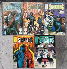 1990 Marvel Stalkers 1,2,3,4 & 5 Epic Comics Bagged & Boarded