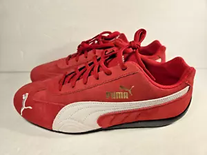 Puma SpeedCat LS Red White Men’s Motorsport Shoes Rare 380173-04 Size 13 - Picture 1 of 11