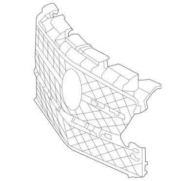 Mercedes Benz SLK55 AMG SLK350 SLK250 2012-2016 Grille Assembly OE 1728880060 — 第 1/3 张图片