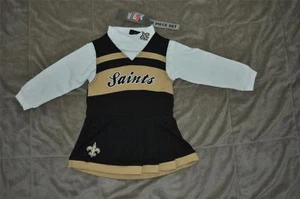 Juego de 2 piezas de saltador y cuello de tortuga de porristas de New Orleans Saints nuevo con etiquetas 🙂 ️ - Imagen 1 de 7
