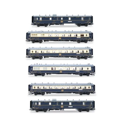 Rivarossi HO HR4390 + HR4391 Edelweiss Pullman Express 6 Passenger Cars Set,CIWL - Image 1 of 2