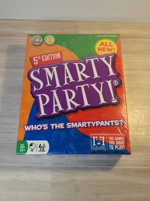 New! Smarty Party! Board Game 5th Edition R & R Games - Image 1 of 3
