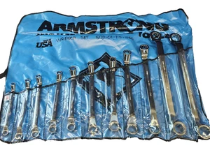 11 Armstrong Offset Box End Wrench Set Metric 10-32mm 54-433 - Picture 1 of 20