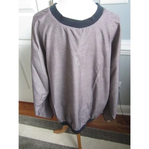 SUNICE TWEED LOOK  WINDBREAKER PULLOVER GOLF JACKET  SIZE LARGE - Picture 1 of 5