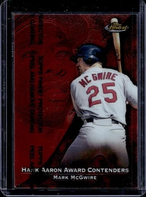 1999 Finest Mark McGwire Aaron Award Contenders #HA9 Cardinals - Image 1 of 2