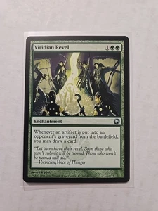 Viridian Revel - Scars of Mirrodin - LP - Uncommon - Enchantment - MTG Magic - Picture 1 of 1