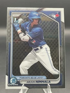 2025 Bowman Chrome ARJUN NIMMALA Prospects #BCP-142 Blue JAYS - Picture 1 of 5