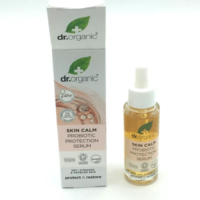 Dr Organic Skin Calm Probiotic Protection Serum 30ml 24h moisturi Vegan, Organic - image 1 of 4